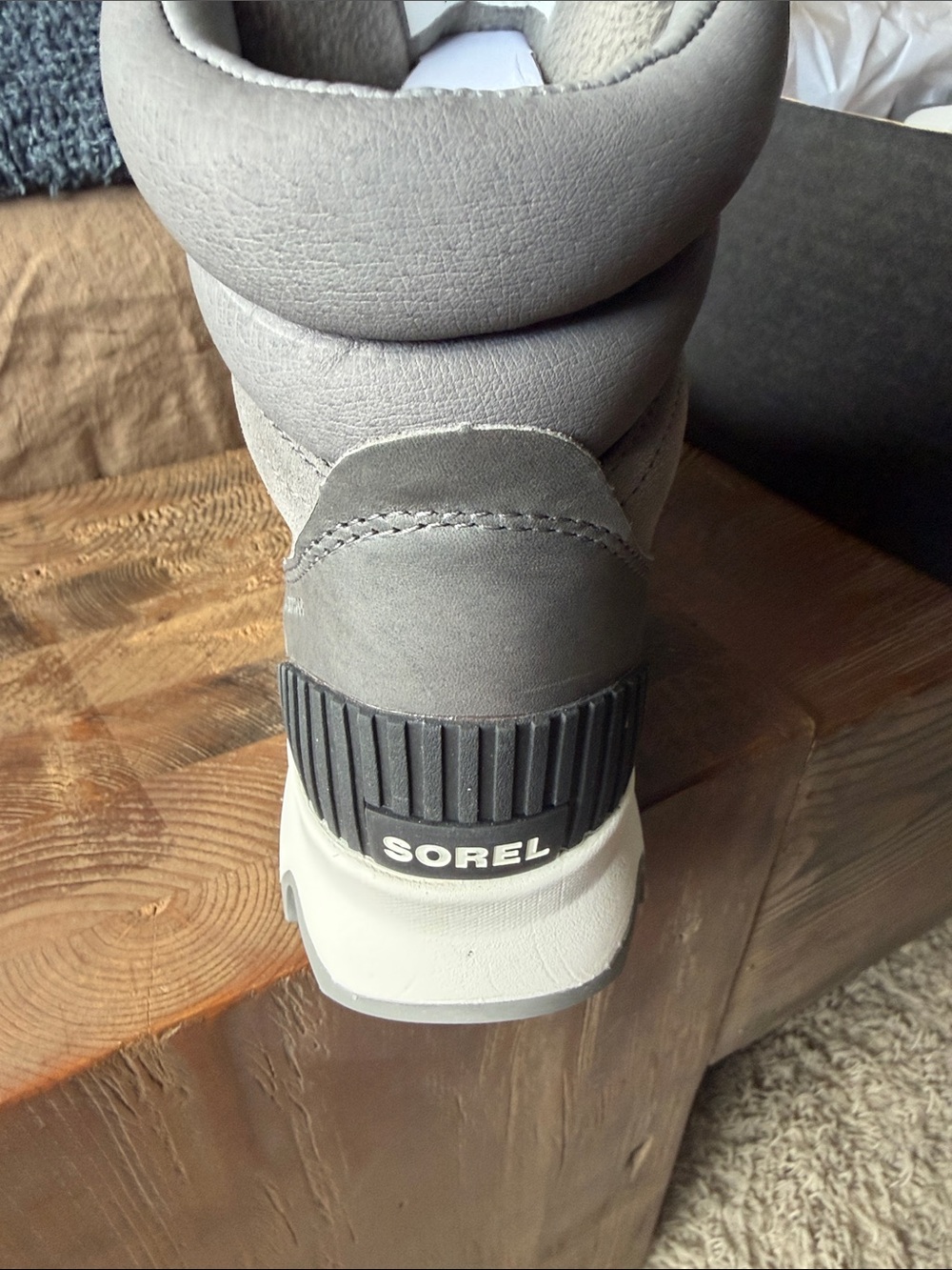 Women’s Gray Winter Hiker Boots - Rugged Trail Style - Picture 4 of 10